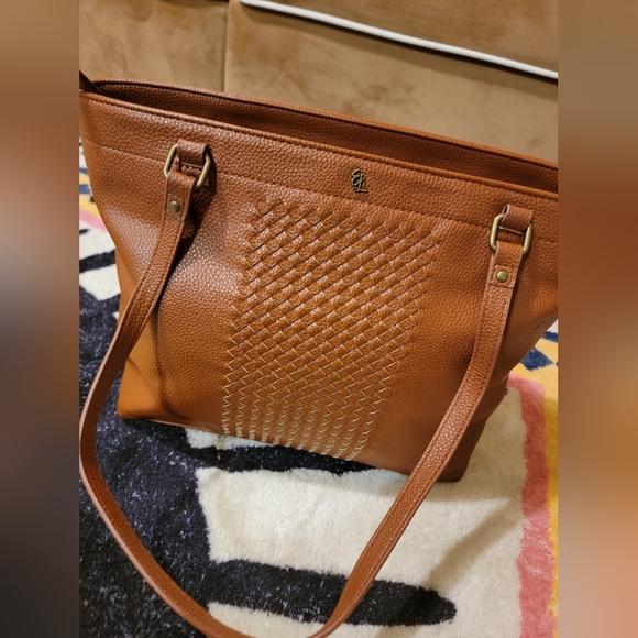 Elliott Lucca Handbags - Elliott Lucca Brown Waverly Tote